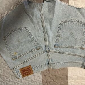 Levi's Light Blue Jean Shorts